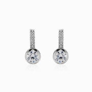  Pendientes Fantasía de oro blanco mujer Pendientes Lustrous