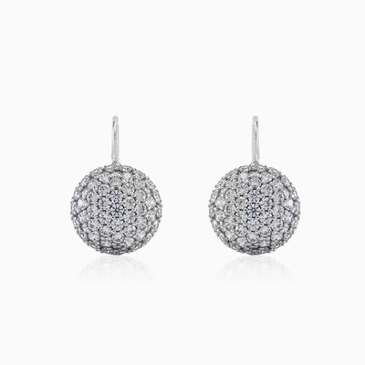 Big half-ball earrings woman Earrings Lustrous