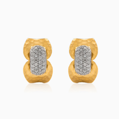 Ribbon diamond earrings woman Earrings Brillantino