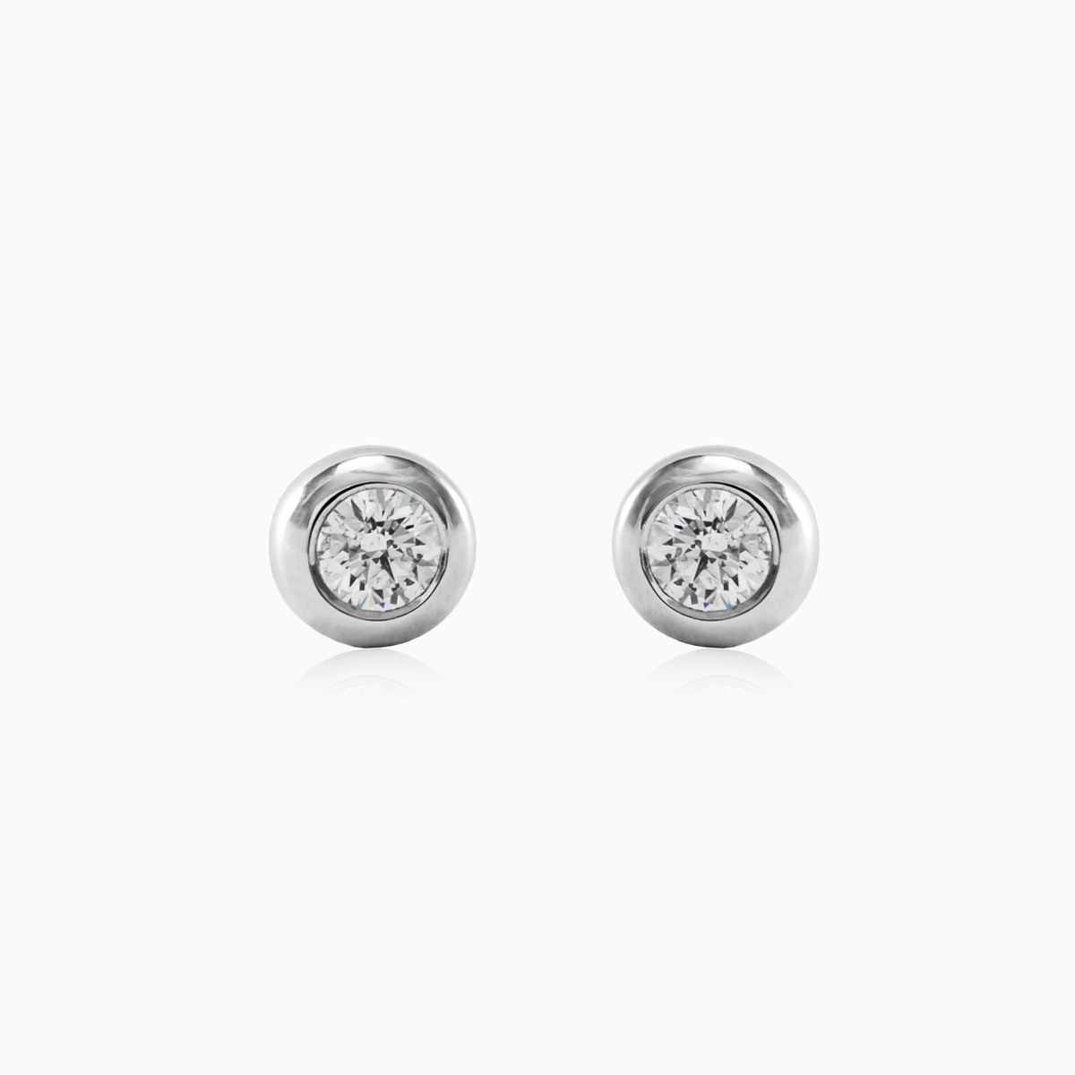 Золотые серьги с бриллиантами unisex Серьги Brillantino N.1