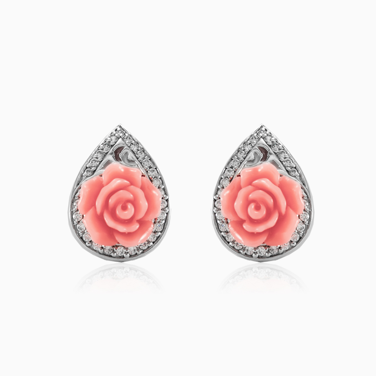 Pear rose earrings woman Earrings Colorino N.1
