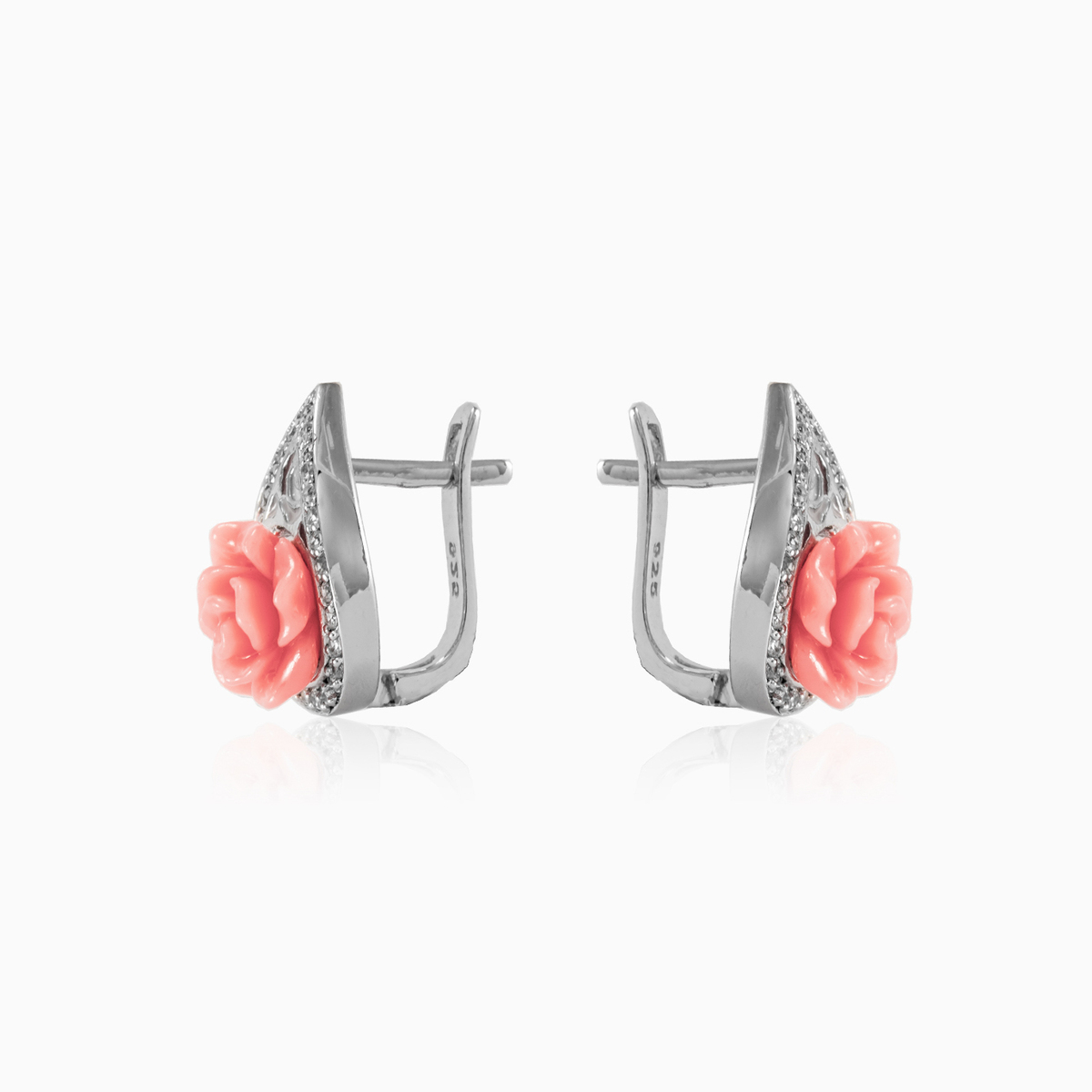 Pear rose earrings woman Earrings Colorino N.2