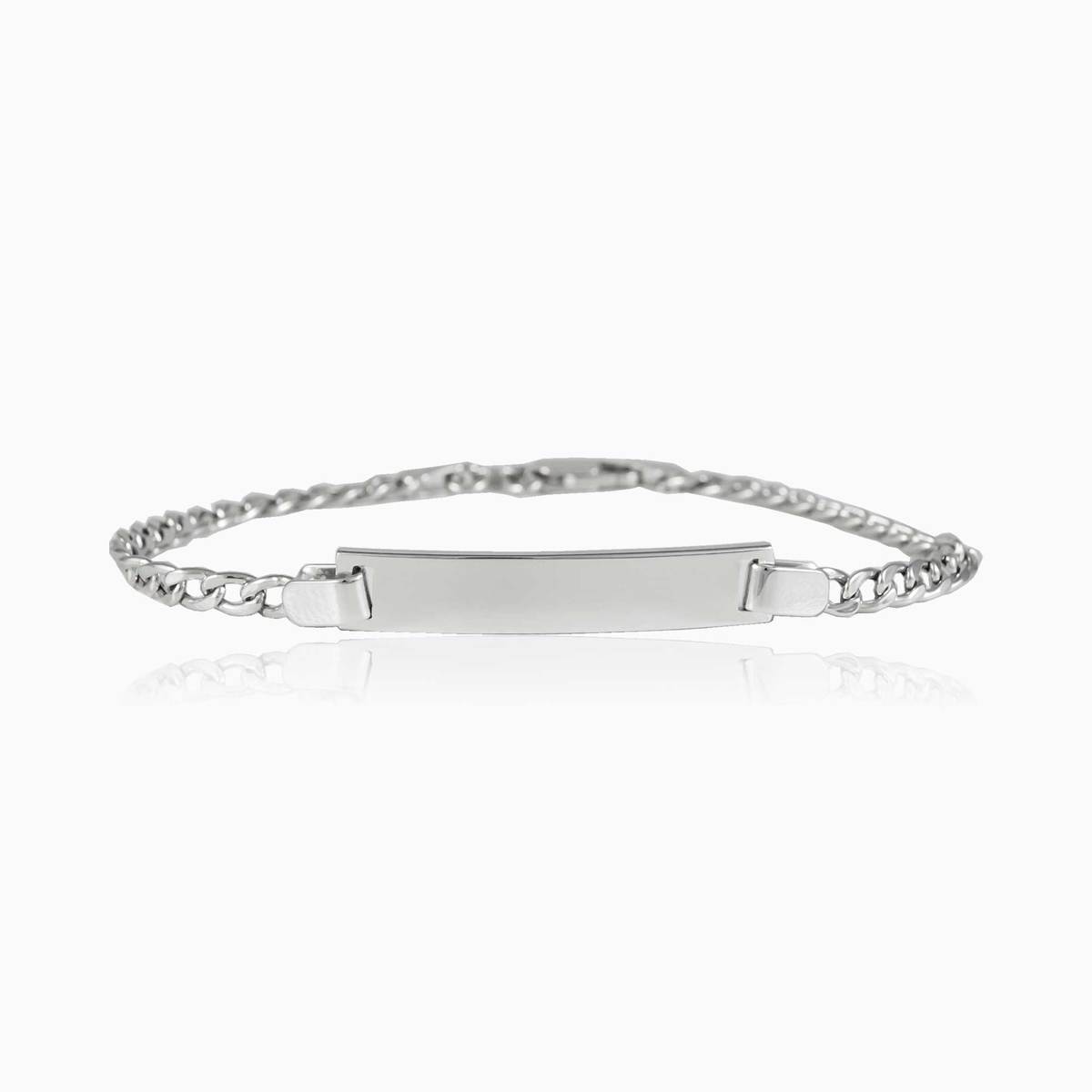 Name Tag Bracelet man Bracelets High polished N.1