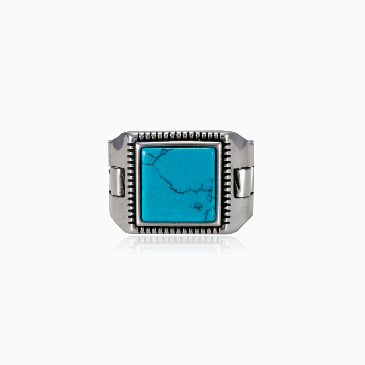 Prsten s tyrkysem OYSTER pánské Prsteny oyster strap N.1