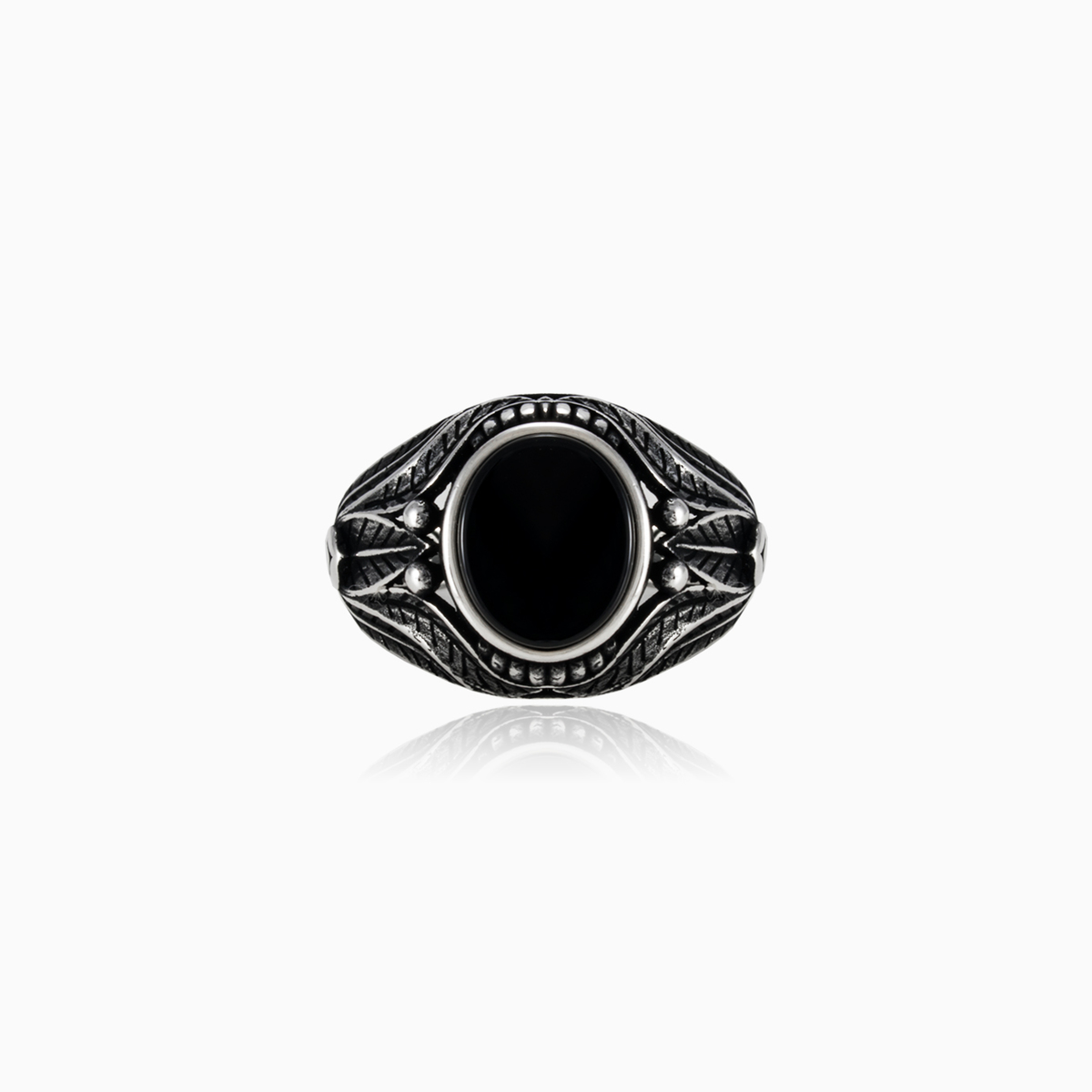 Prsten s onyxem LIST unisex Prsteny Detallado N.1