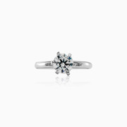 Classico white engagement ring woman Engagement rings Lustrous