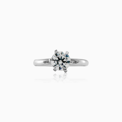 Classico white engagement ring woman Engagement rings Lustrous