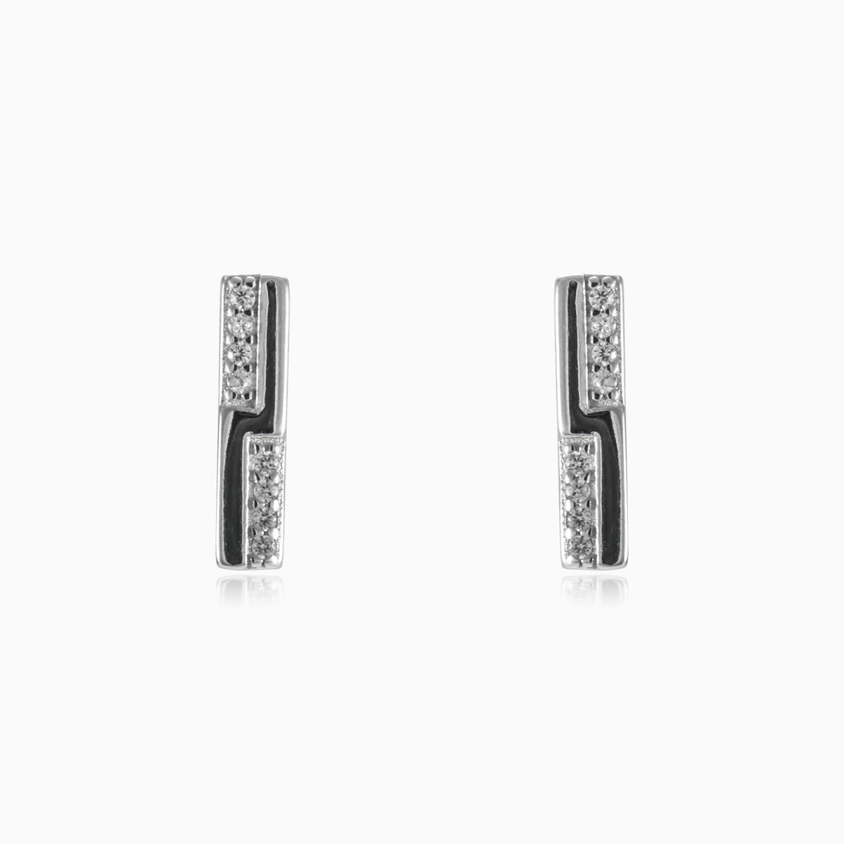 Pendientes en zig-zag mujer Pendientes Shine bright N.1
