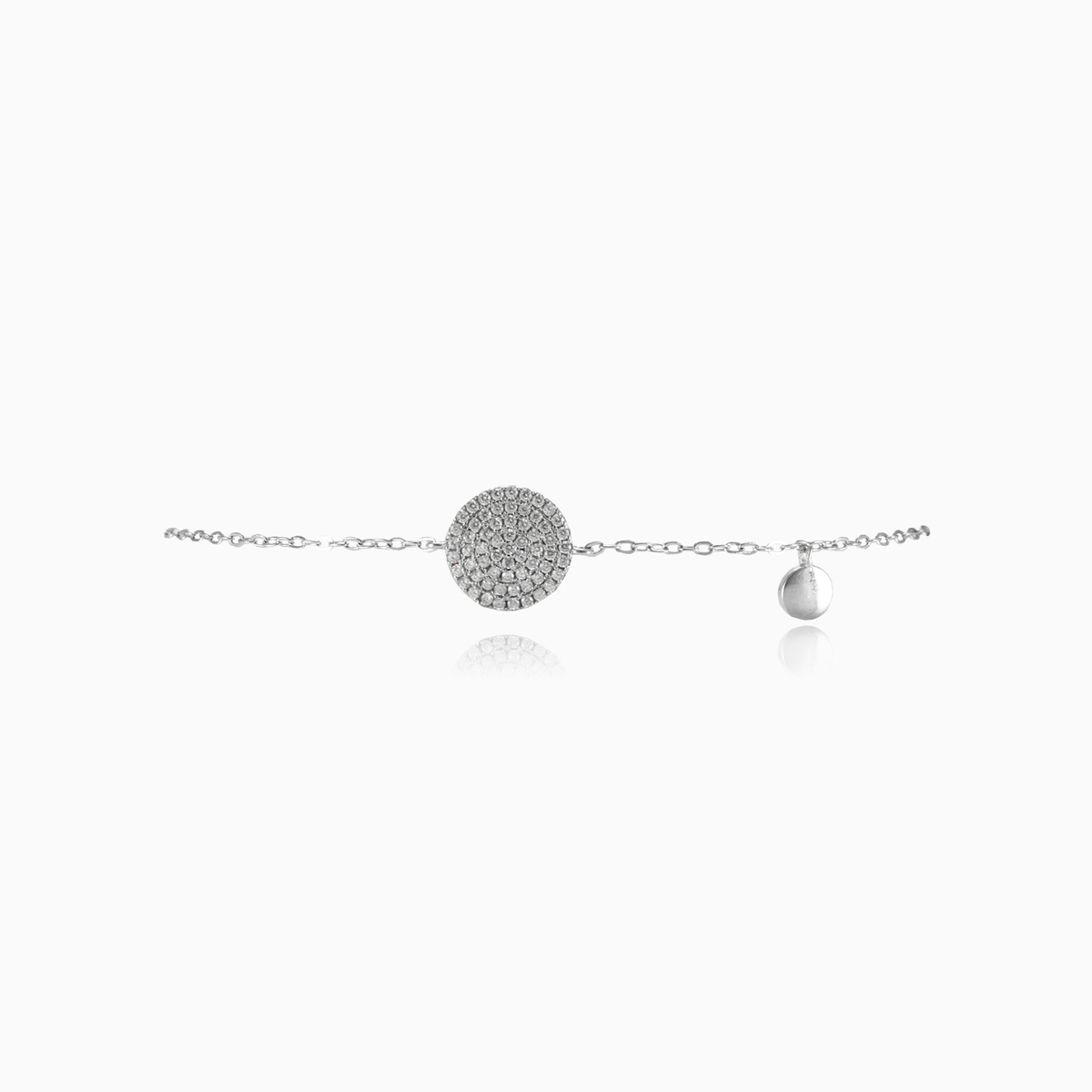 Round pave bracelet woman Bracelets Shine bright N.1