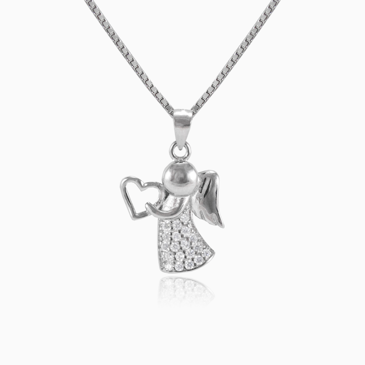 Schöner Engelanhänger aus Silber Frauen Anhänger Lovely N.1