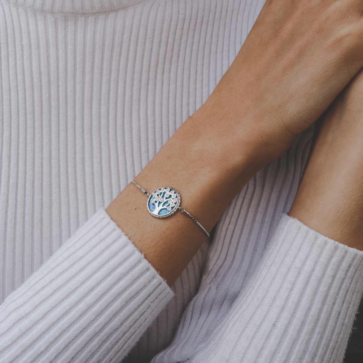 Bracelet en opale de l'arbre de vie femme Bracelets Tree of life N.3