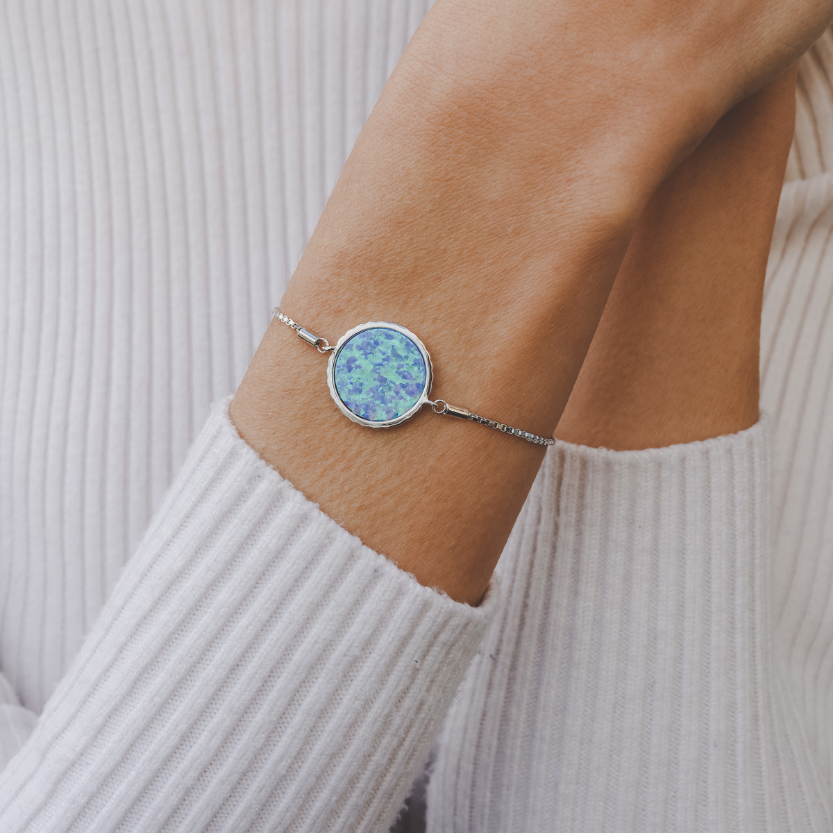 Bracelet en opale de l'arbre de vie femme Bracelets Tree of life N.4
