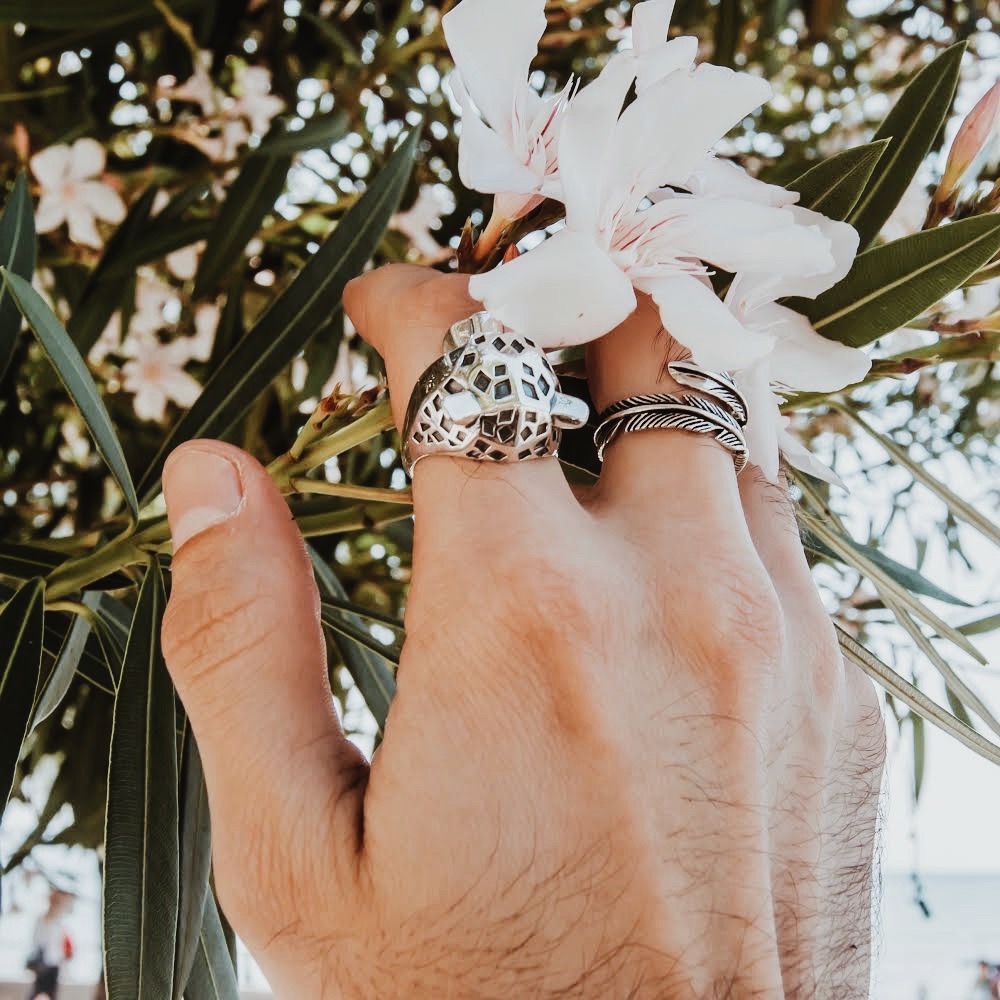 Feather Ring unisex Rings Simbólico N.3