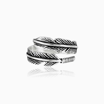 Feather Ring unisex Rings Simbólico