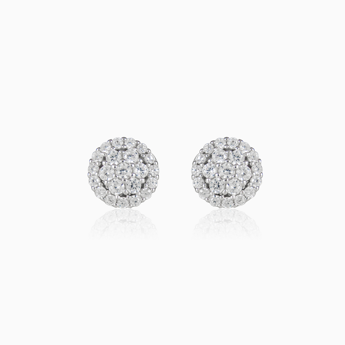 Aretes de flores mujer Pendientes Halo N.1