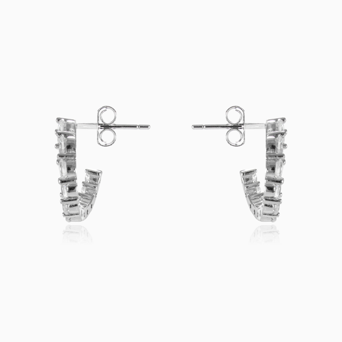 Semi circle earrings woman Earrings Shine bright N.2