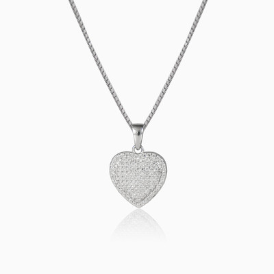 Pave heart woman Pendants Lovely