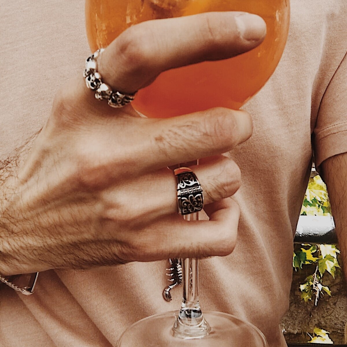 Skull dance ring unisex Rings Simbólico N.5