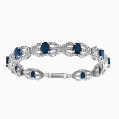 Oval sapphire bracelet woman Bracelets Colorino