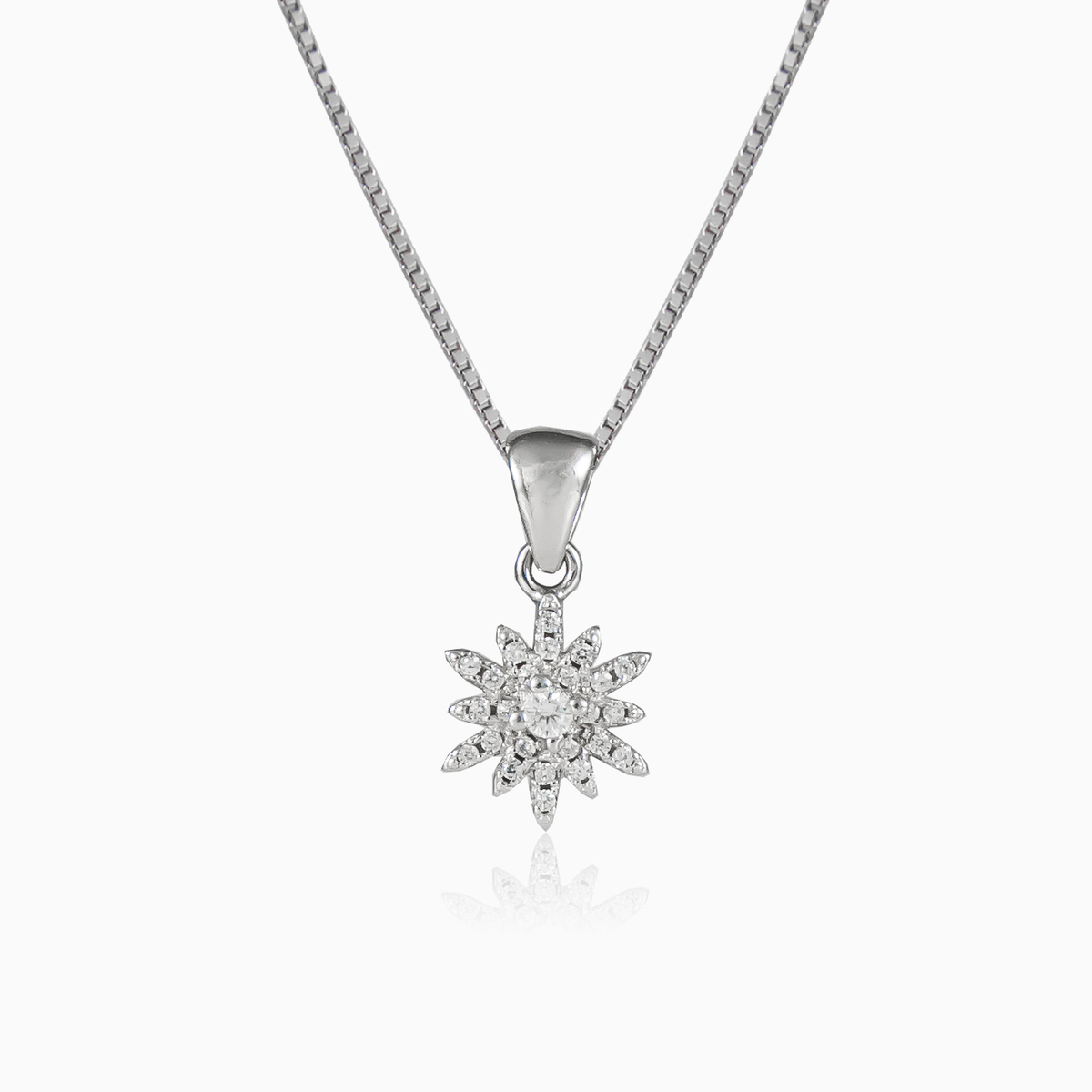 Crystal snowflake woman Pendants Shine bright N.1