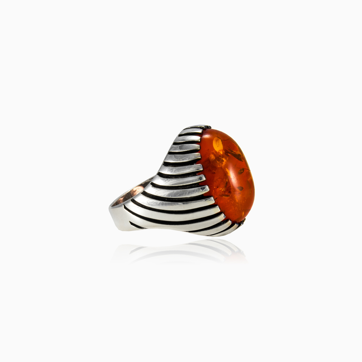 Amber ring unisex Rings Harmony N.2