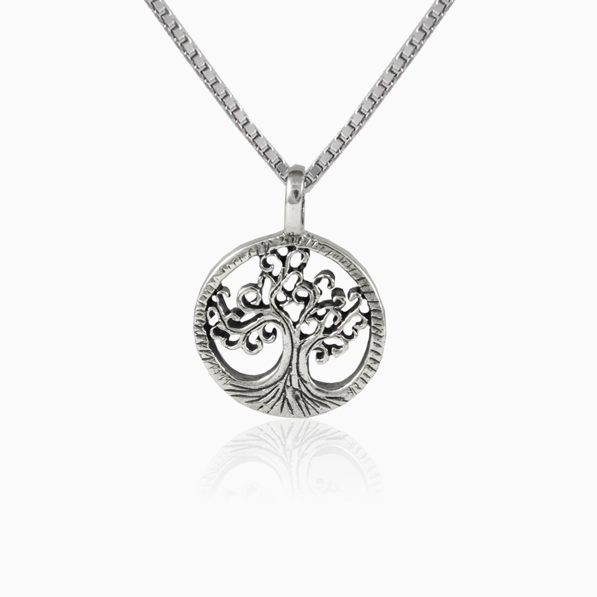 Runder Baum des Lebens unisex Anhänger Tree of life N.1