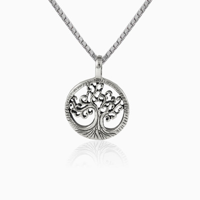 Round tree of life unisex Pendants Tree of life