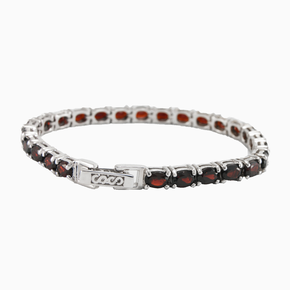 Pulsera de tenis de granate mujer Pulseras Colorino N.2