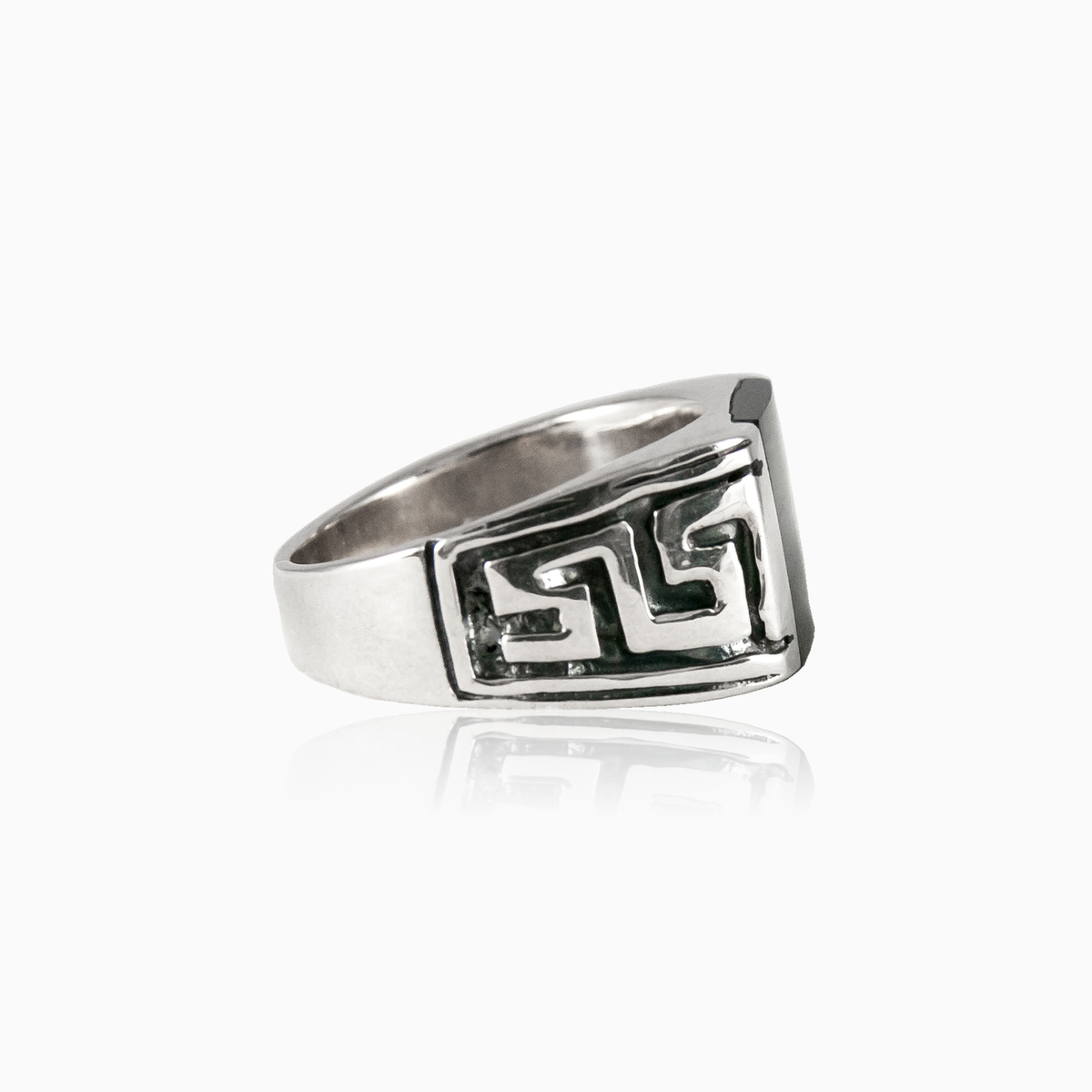 Greek pattern ring unisex Rings Hellas N.2