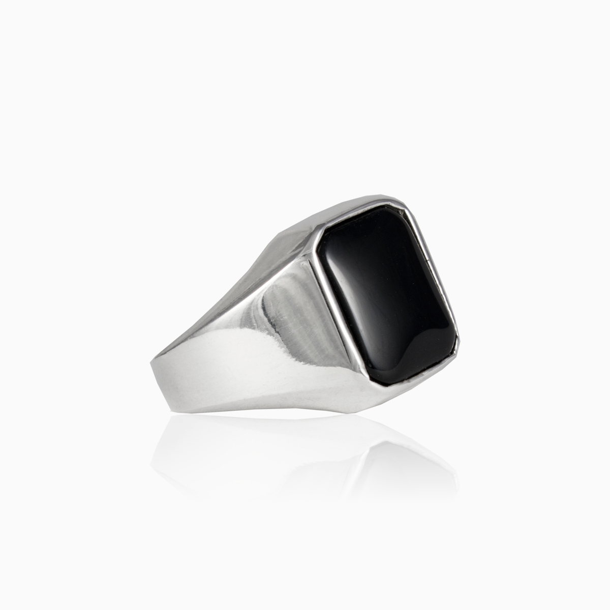 Anillo de ónix unisex Anillos High polished N.2