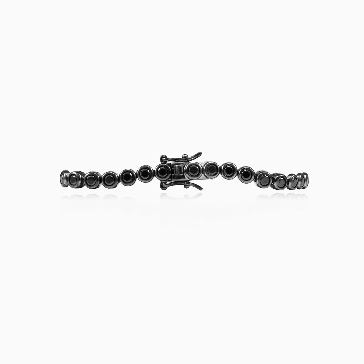 Bezel onyx bracelet unisex Bracelets High polished N.2