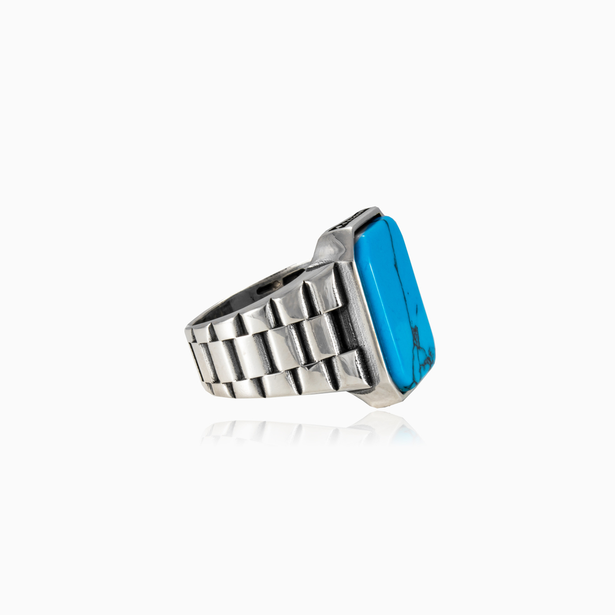 Pánský prsten s tyrkysem OYSTER pánské Prsteny oyster strap N.2