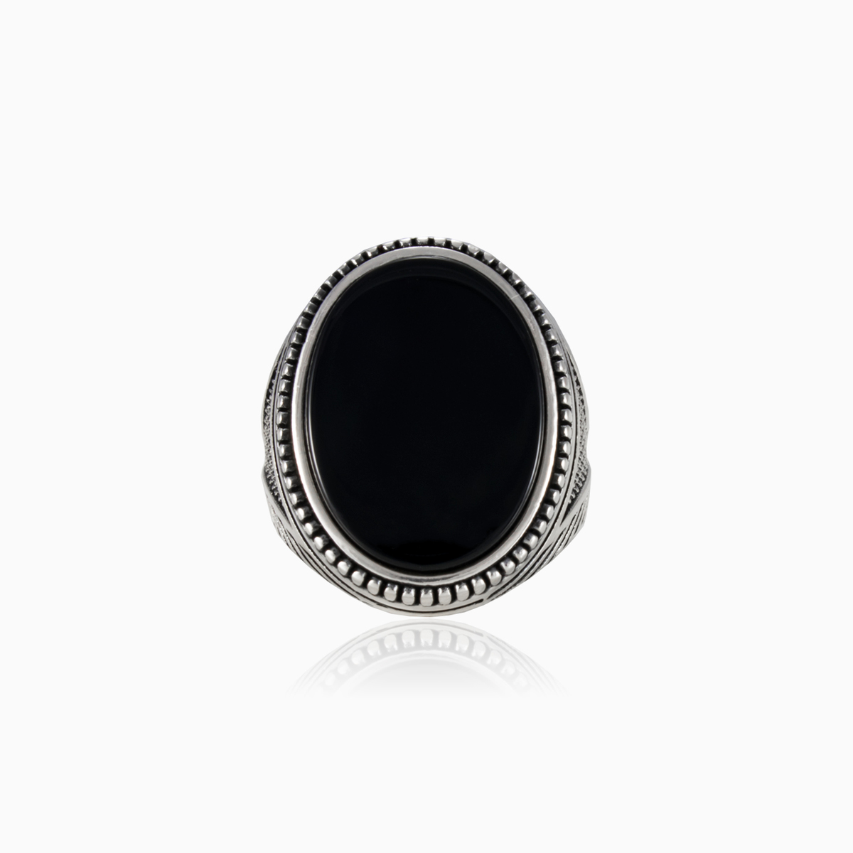 Bague d'onyx Empire homme Bagues Detallado N.1