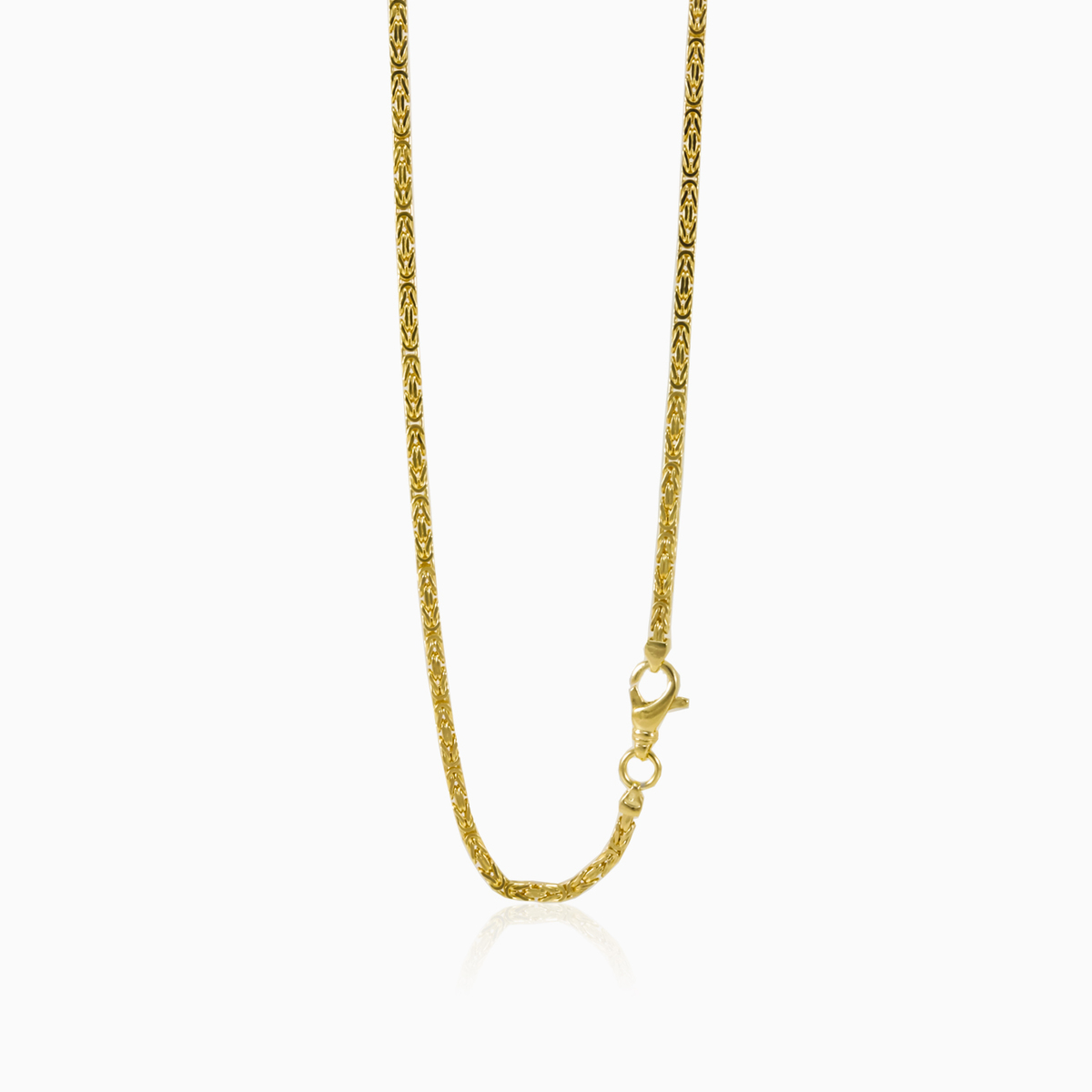 Gold byzantine chain man Chains Detallado N.2