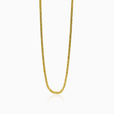 Gold byzantine chain man Chains Detallado