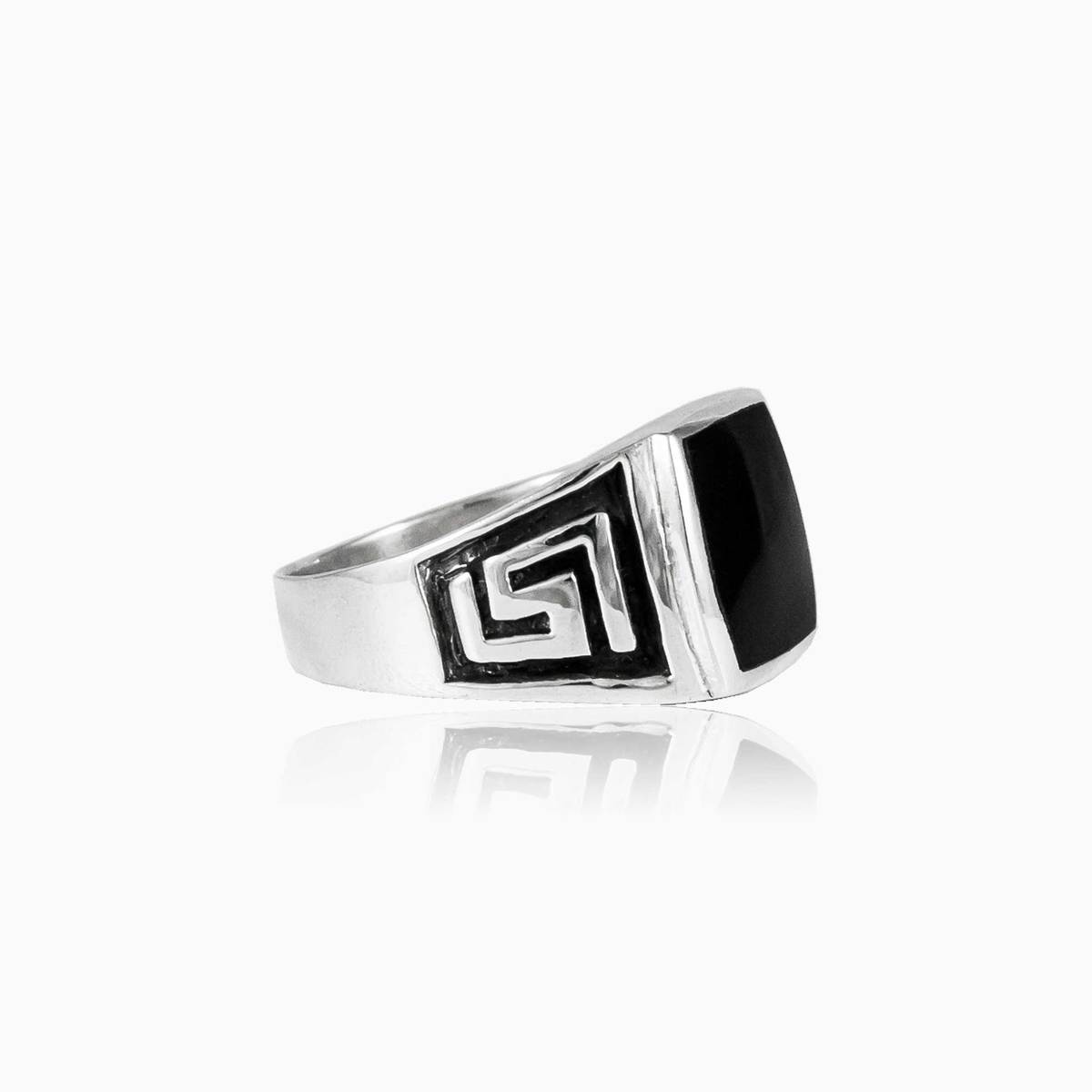Bague d'onyx grec homme Bagues Hellas N.2