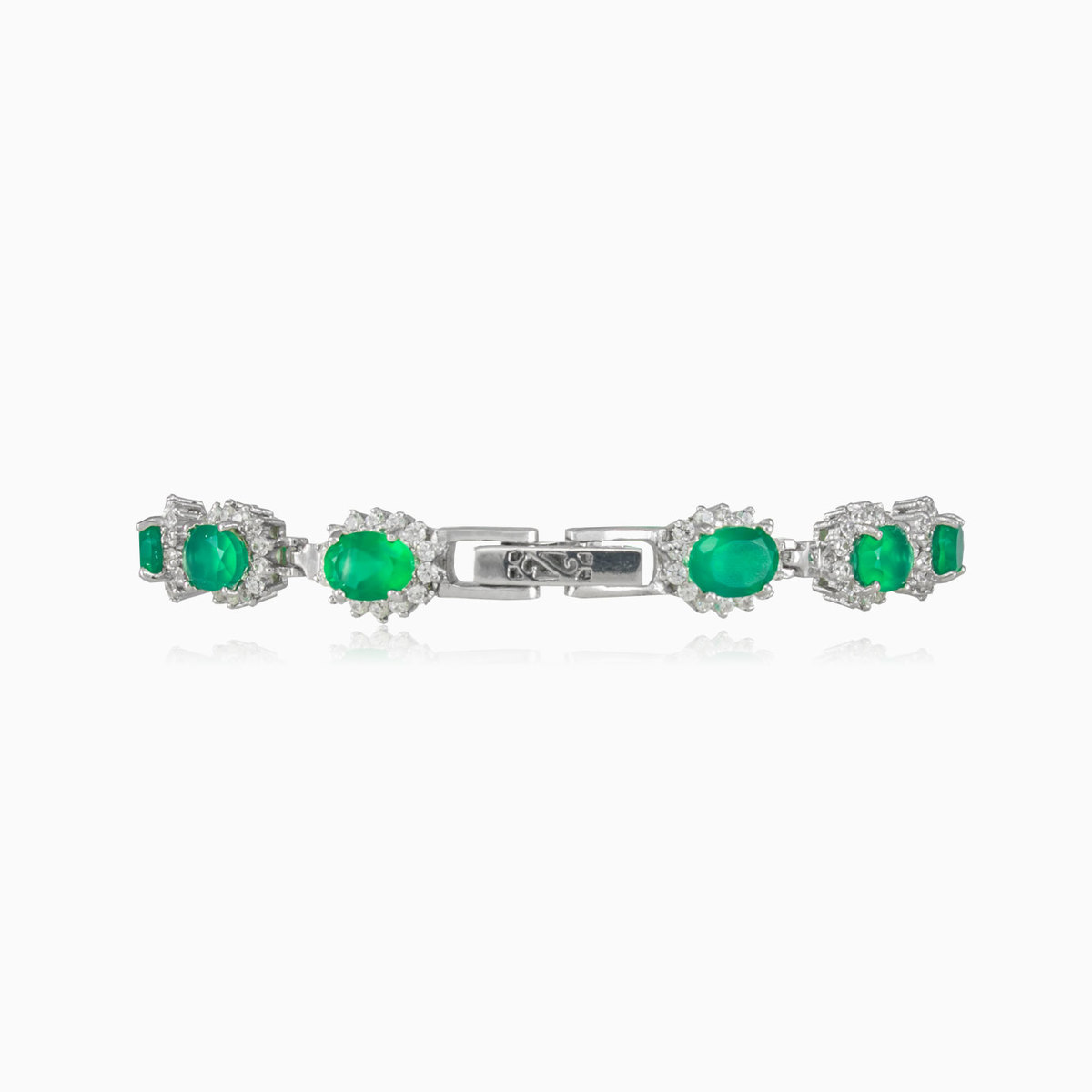 Pulsera real de jade	 mujer Pulseras Halo N.2