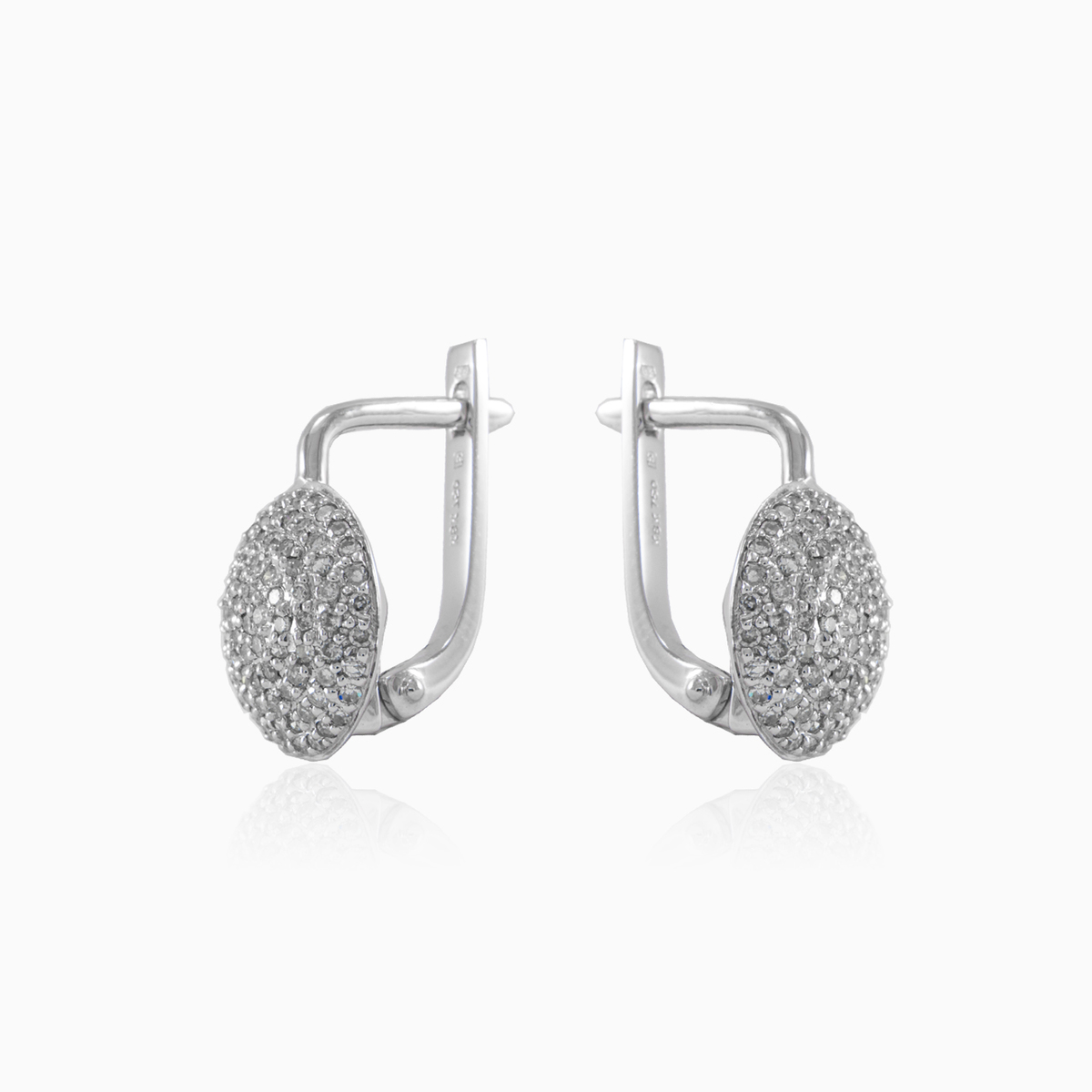 Pendientes de bola diamante mujer Pendientes Brillantino N.2