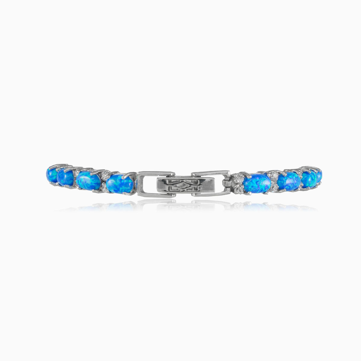 Pulsera de tenis de ópalo azul mujer Pulseras Colorino N.2