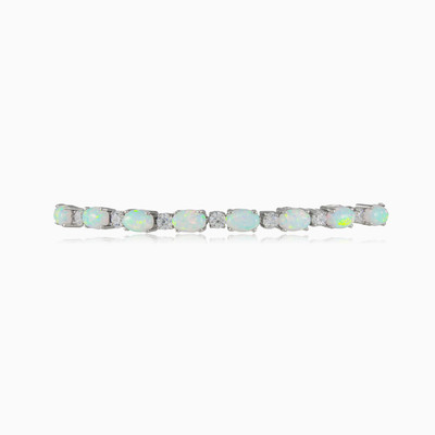 Tennis white opal bracelet woman Bracelets Colorino
