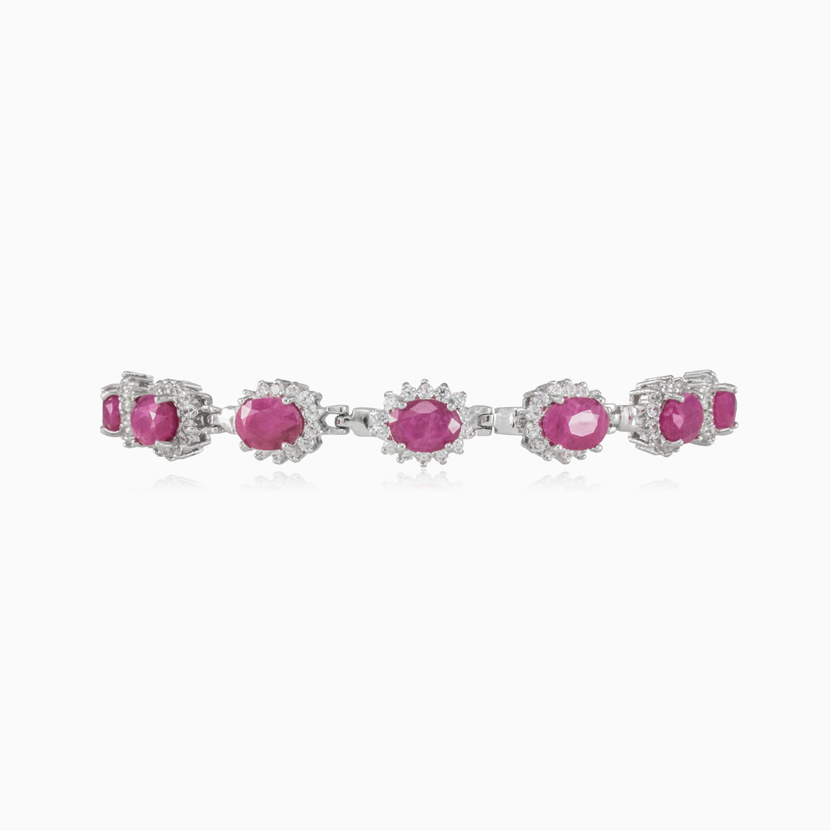 Armband aus königlichem Rubin Frauen Armbänder Halo N.1