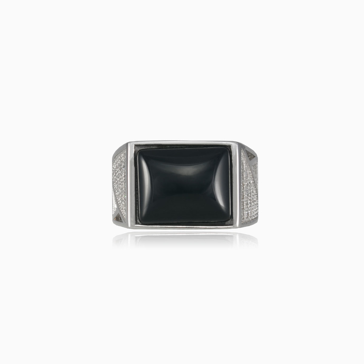 Polished enamel ringPolished enamel ring man Rings Shine bright N.1