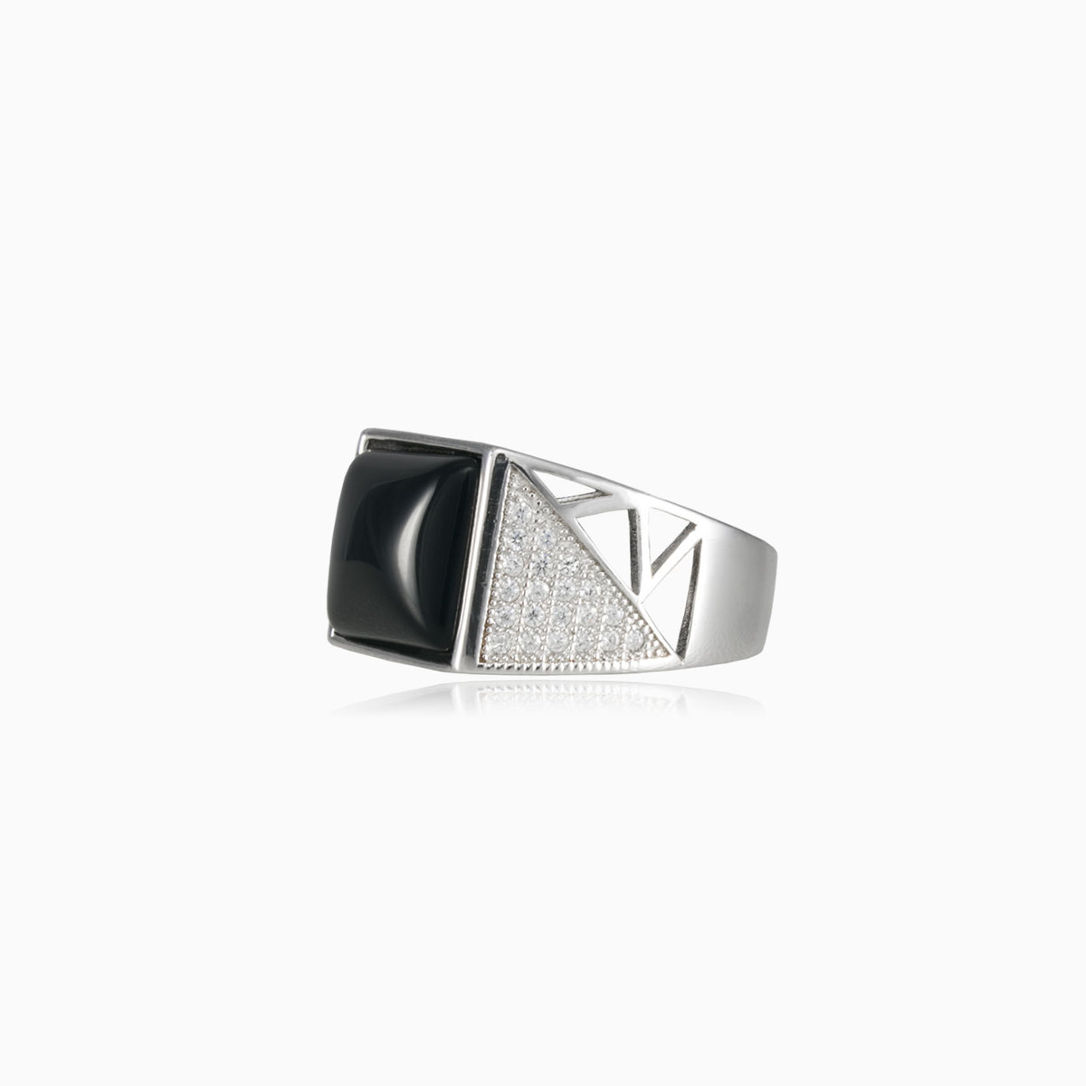 Polished enamel ringPolished enamel ring man Rings Shine bright N.2
