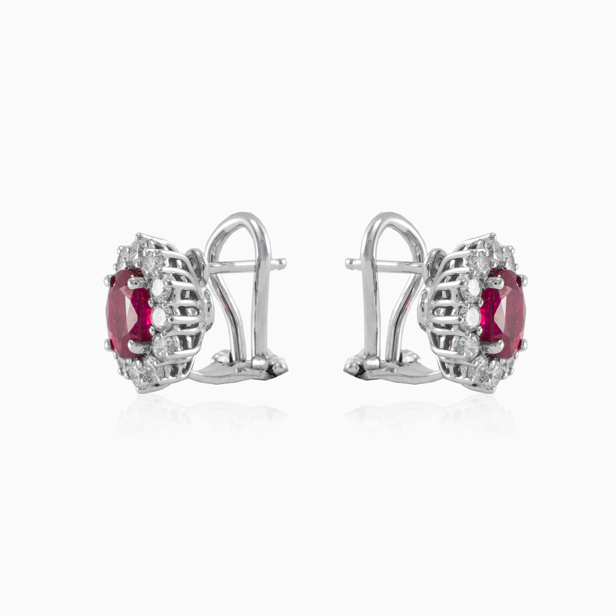 Classic ruby earrings woman Earrings Brillantino N.2