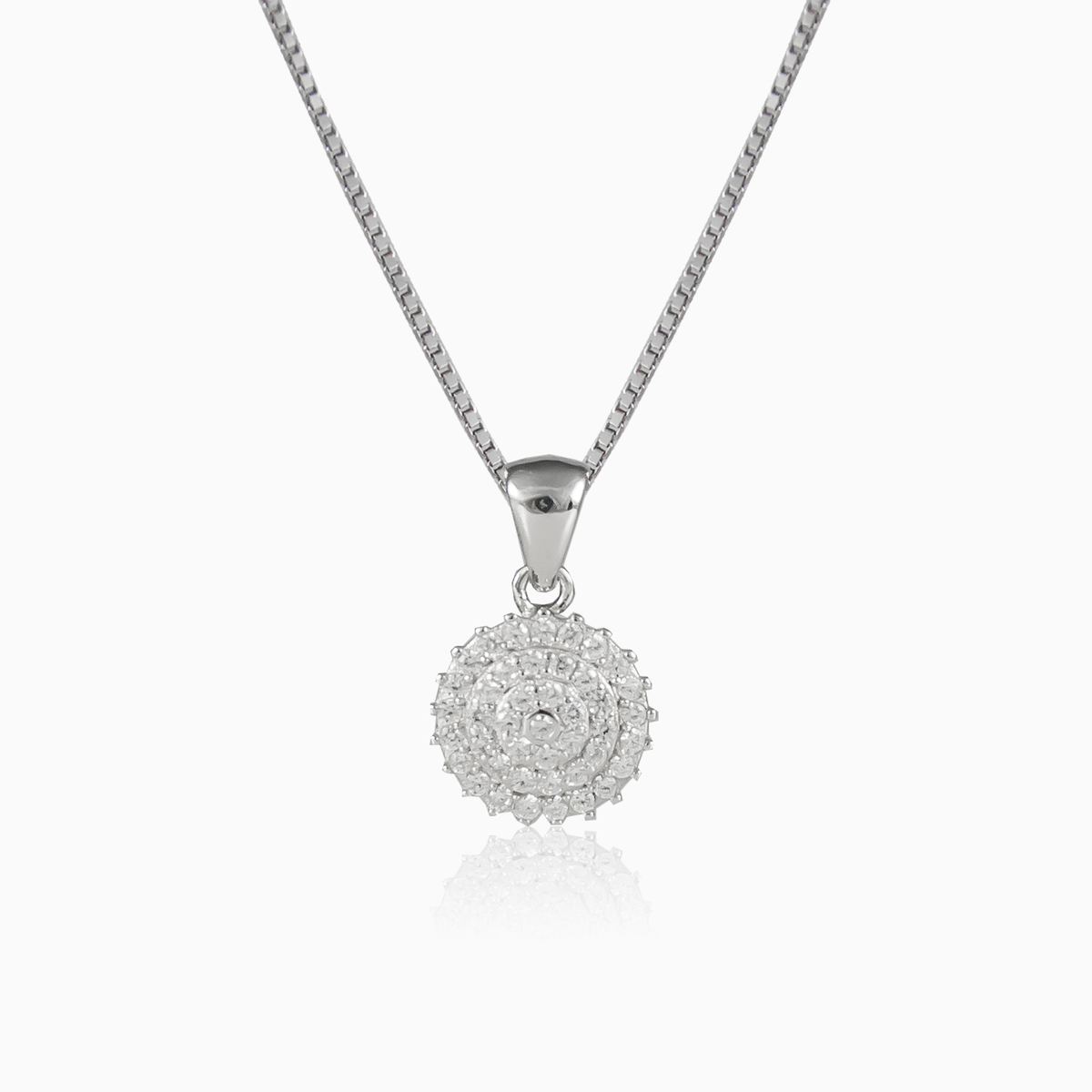 Pave round pendant woman Pendants Shine bright N.1