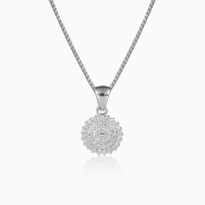 Pave round pendant woman Pendants Shine bright