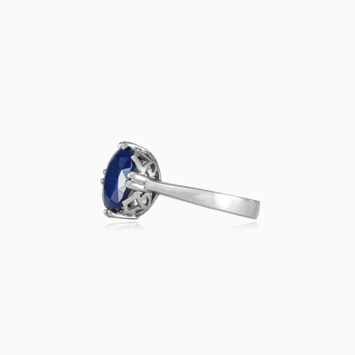 Anillo de plata y zafiro mujer Anillos Colorino N.2