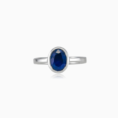 Einfacher Saphirring Frauen Ringe Colorino