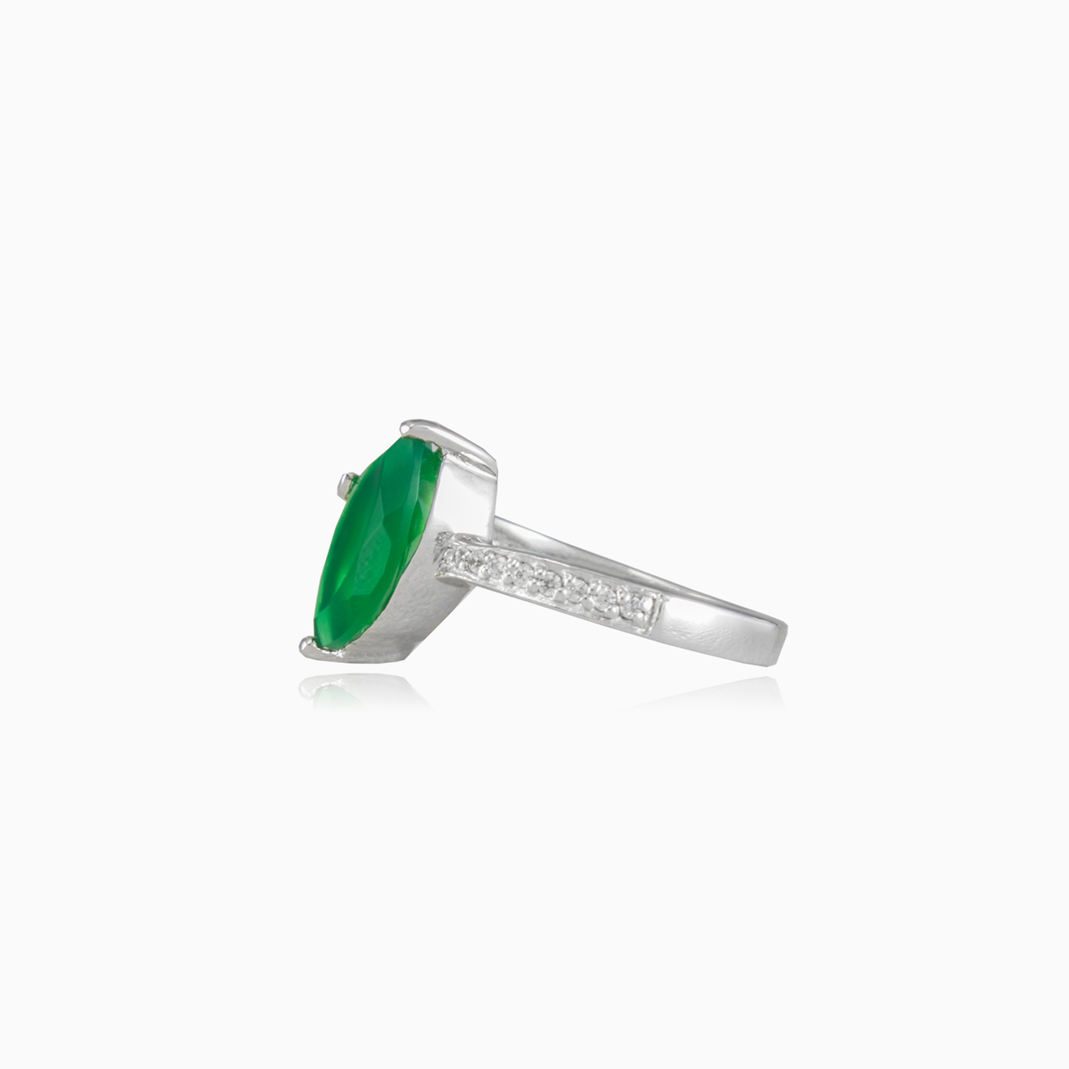 Jade-Kippring Frauen Ringe Colorino N.2
