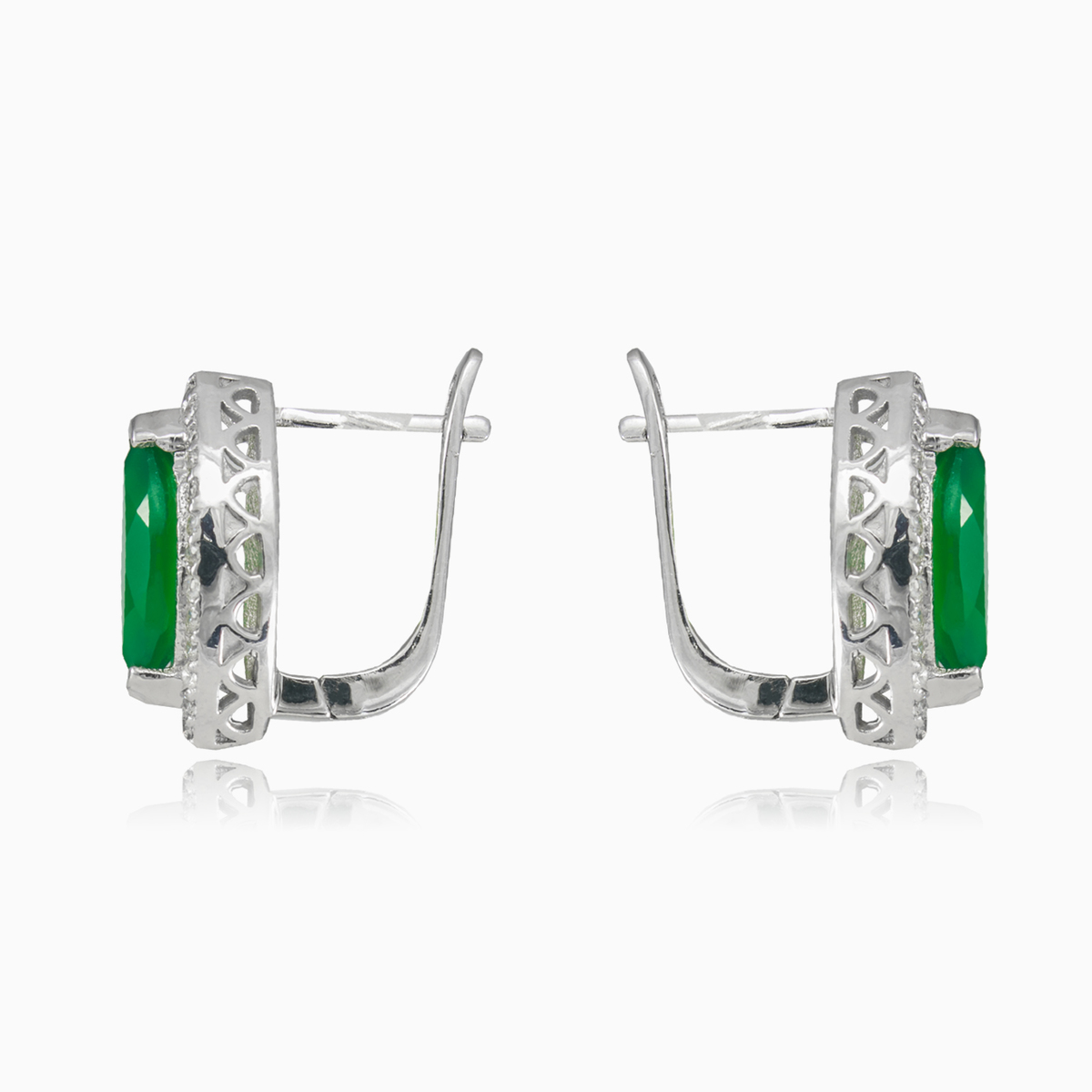 Marquise jade earrings woman Earrings Halo N.2